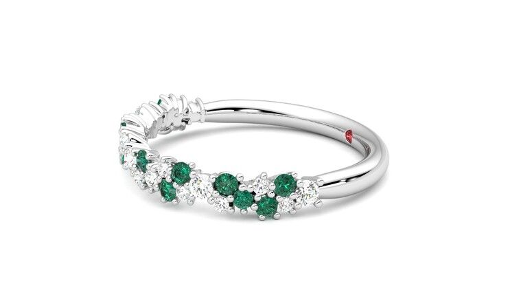 Taylor & Hart Alba Wedding Ring 360 degree image 22