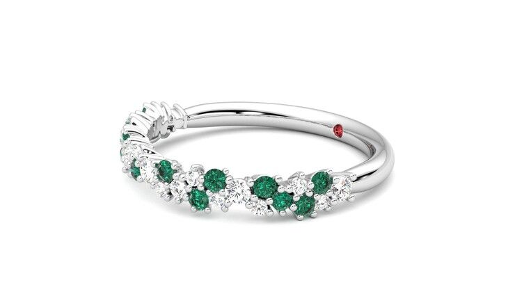 Taylor & Hart Alba Wedding Ring 360 degree image 23