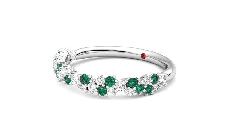 Taylor & Hart Alba Wedding Ring 360 degree image 24