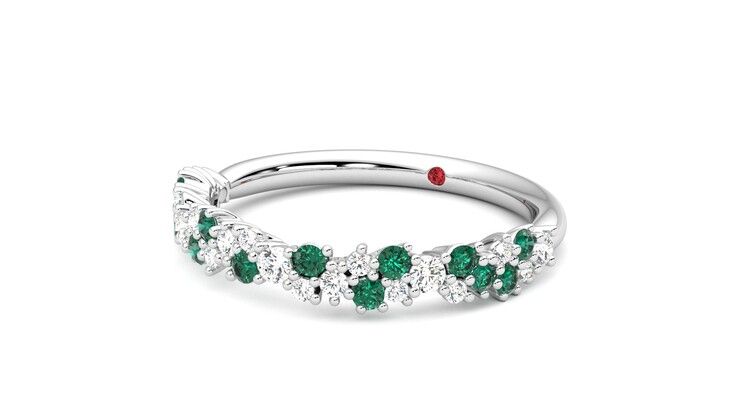 Taylor & Hart Alba Wedding Ring 360 degree image 25