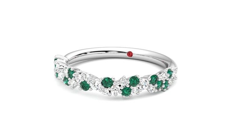 Taylor & Hart Alba Wedding Ring 360 degree image 26