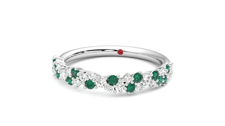 Taylor & Hart Alba Wedding Ring 360 degree image 27