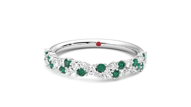 Taylor & Hart Alba Wedding Ring 360 degree image 28