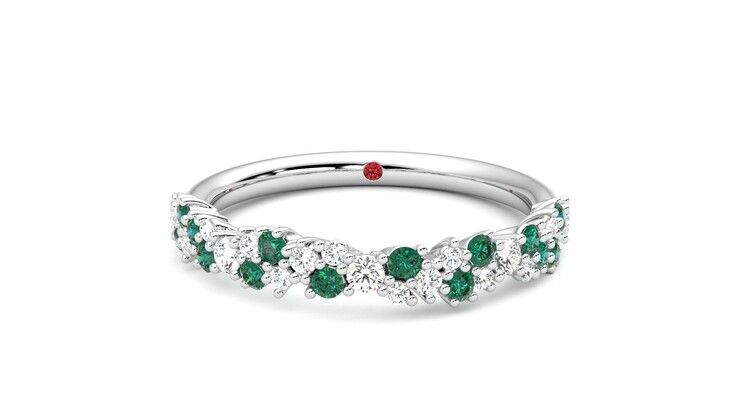 Taylor & Hart Alba Wedding Ring 360 degree image 29