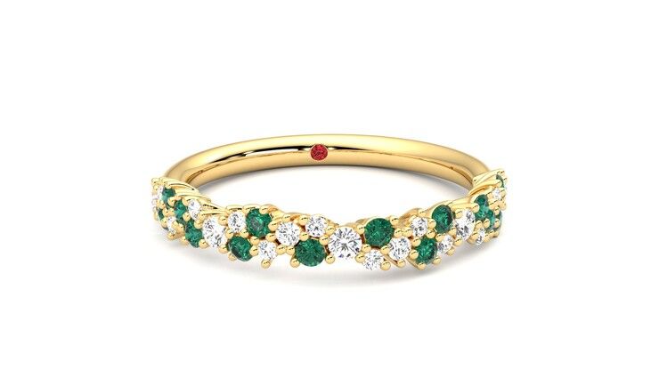 Taylor & Hart Alba Wedding Ring 360 degree image 2