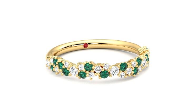 Taylor & Hart Alba Wedding Ring 360 degree image 4