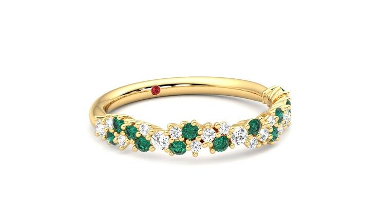 Taylor & Hart Alba Wedding Ring 360 degree image 5