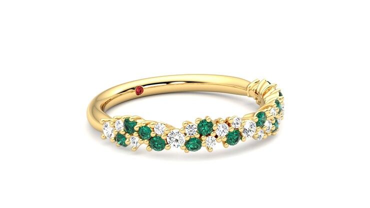 Taylor & Hart Alba Wedding Ring 360 degree image 6