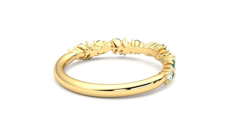 Taylor & Hart Alba Wedding Ring 360 degree image 13