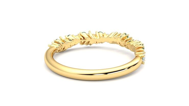 Taylor & Hart Alba Wedding Ring 360 degree image 14