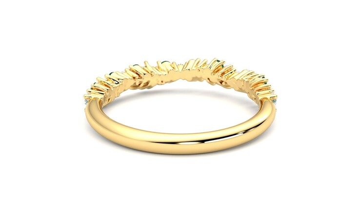 Taylor & Hart Alba Wedding Ring 360 degree image 15
