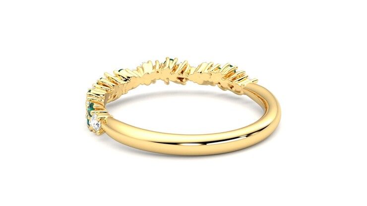Taylor & Hart Alba Wedding Ring 360 degree image 17