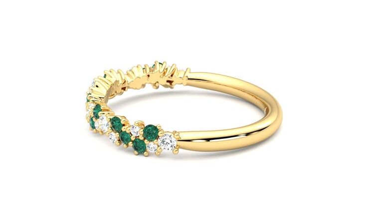 Taylor & Hart Alba Wedding Ring 360 degree image 20