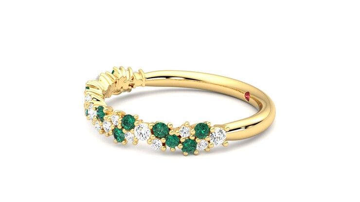 Taylor & Hart Alba Wedding Ring 360 degree image 22