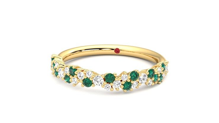 Taylor & Hart Alba Wedding Ring 360 degree image 27