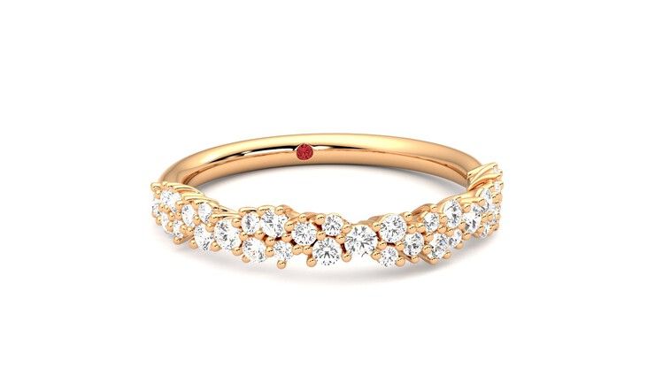 Taylor & Hart Alba Wedding Ring 360 degree image 3