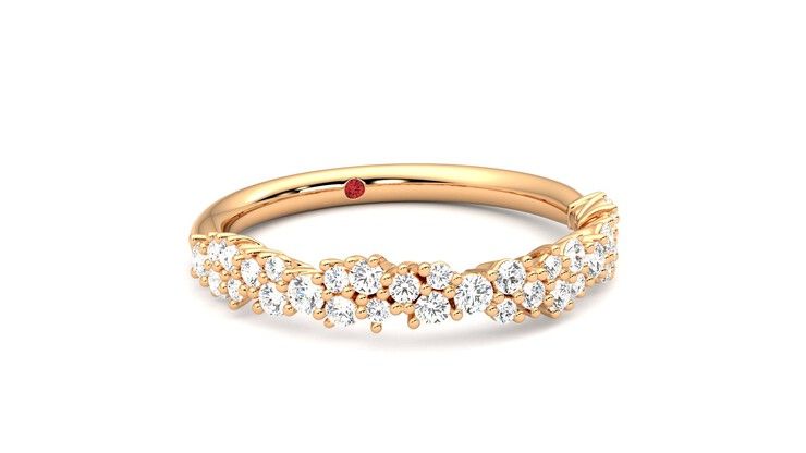 Taylor & Hart Alba Wedding Ring 360 degree image 4