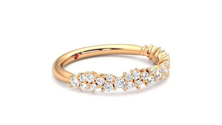 Taylor & Hart Alba Wedding Ring 360 degree image 7