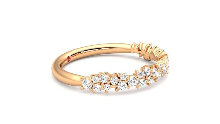 Taylor & Hart Alba Wedding Ring 360 degree image 8