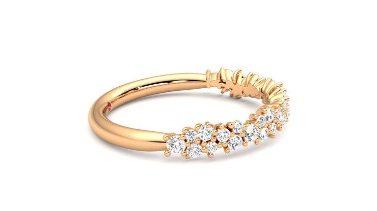 Taylor & Hart Alba Wedding Ring 360 degree image 9