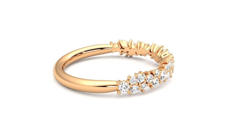 Taylor & Hart Alba Wedding Ring 360 degree image 10