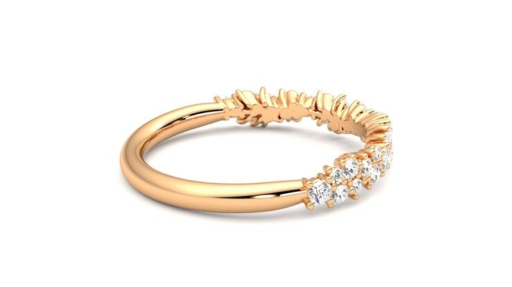 Taylor & Hart Alba Wedding Ring 360 degree image 11