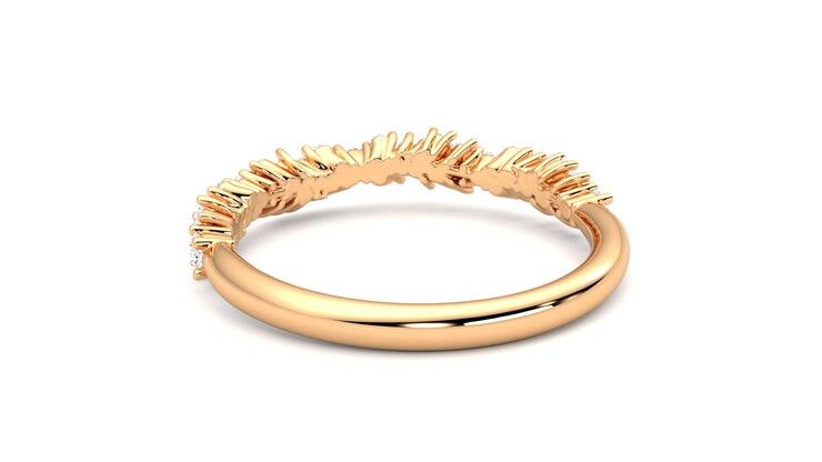 Taylor & Hart Alba Wedding Ring 360 degree image 16