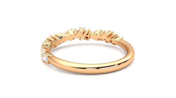 Taylor & Hart Alba Wedding Ring 360 degree image 17