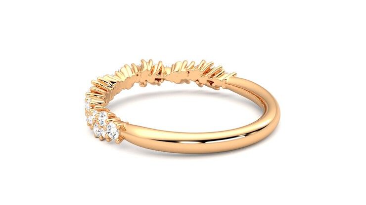 Taylor & Hart Alba Wedding Ring 360 degree image 18