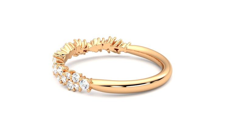 Taylor & Hart Alba Wedding Ring 360 degree image 19