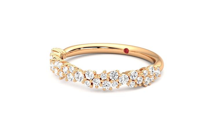 Taylor & Hart Alba Wedding Ring 360 degree image 25