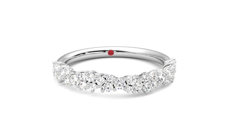 Taylor & Hart Alba Wedding Ring 360 degree image 2