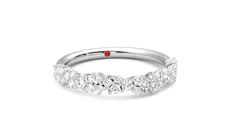 Taylor & Hart Alba Wedding Ring 360 degree image 3