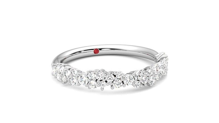 Taylor & Hart Alba Wedding Ring 360 degree image 4