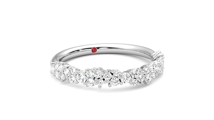 Taylor & Hart Alba Wedding Ring 360 degree image 4