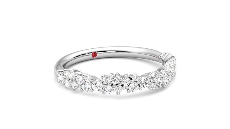 Taylor & Hart Alba Wedding Ring 360 degree image 5
