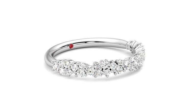 Taylor & Hart Alba Wedding Ring 360 degree image 6