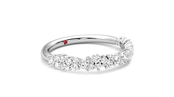 Taylor & Hart Alba Wedding Ring 360 degree image 6