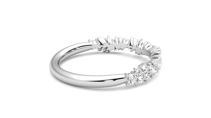Taylor & Hart Alba Wedding Ring 360 degree image 11