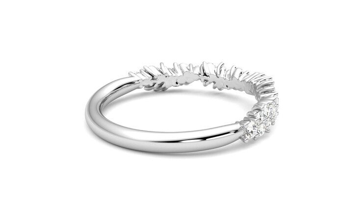 Taylor & Hart Alba Wedding Ring 360 degree image 12