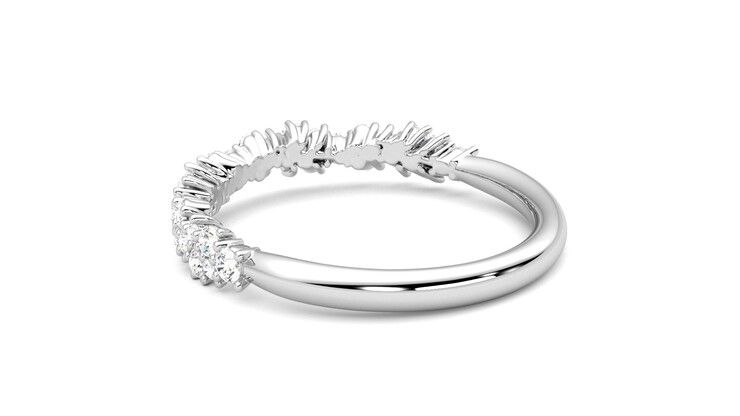 Taylor & Hart Alba Wedding Ring 360 degree image 18