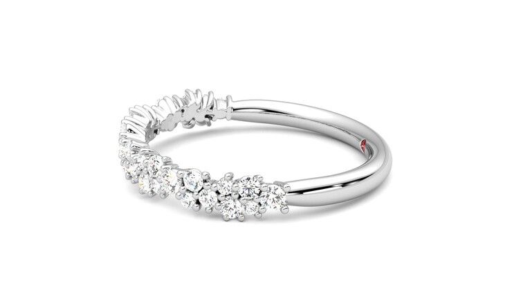 Taylor & Hart Alba Wedding Ring 360 degree image 21