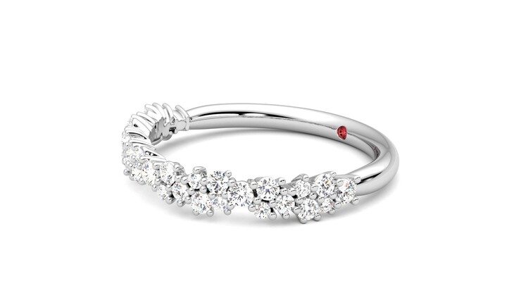 Taylor & Hart Alba Wedding Ring 360 degree image 23