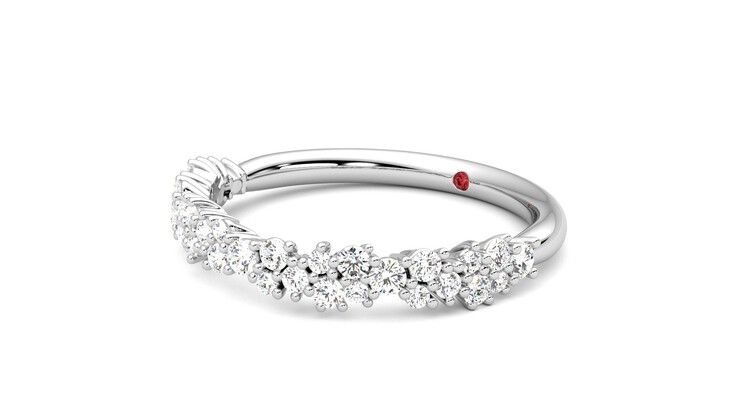 Taylor & Hart Alba Wedding Ring 360 degree image 24