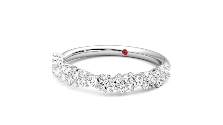 Taylor & Hart Alba Wedding Ring 360 degree image 26