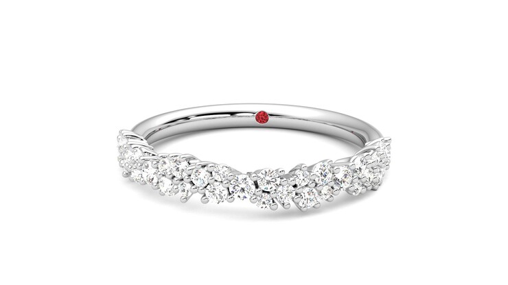 Taylor & Hart Alba Wedding Ring 360 degree image 28