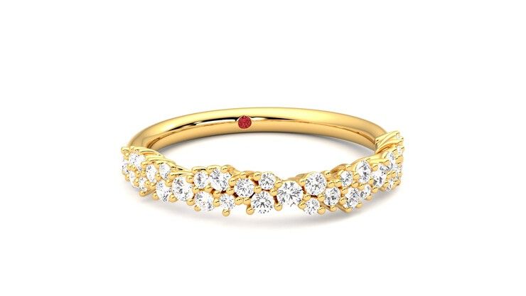 Taylor & Hart Alba Wedding Ring 360 degree image 3