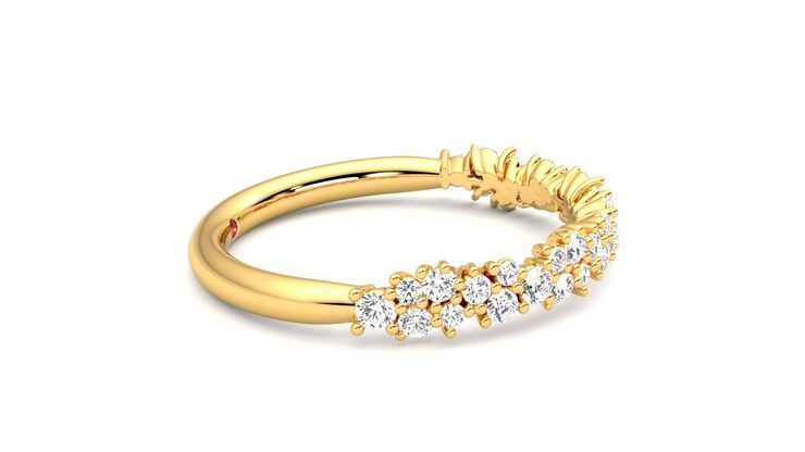 Taylor & Hart Alba Wedding Ring 360 degree image 9