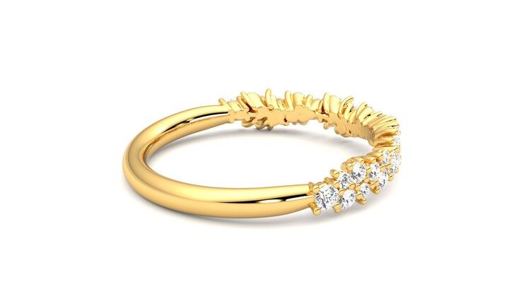 Taylor & Hart Alba Wedding Ring 360 degree image 11