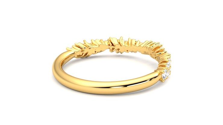 Taylor & Hart Alba Wedding Ring 360 degree image 13